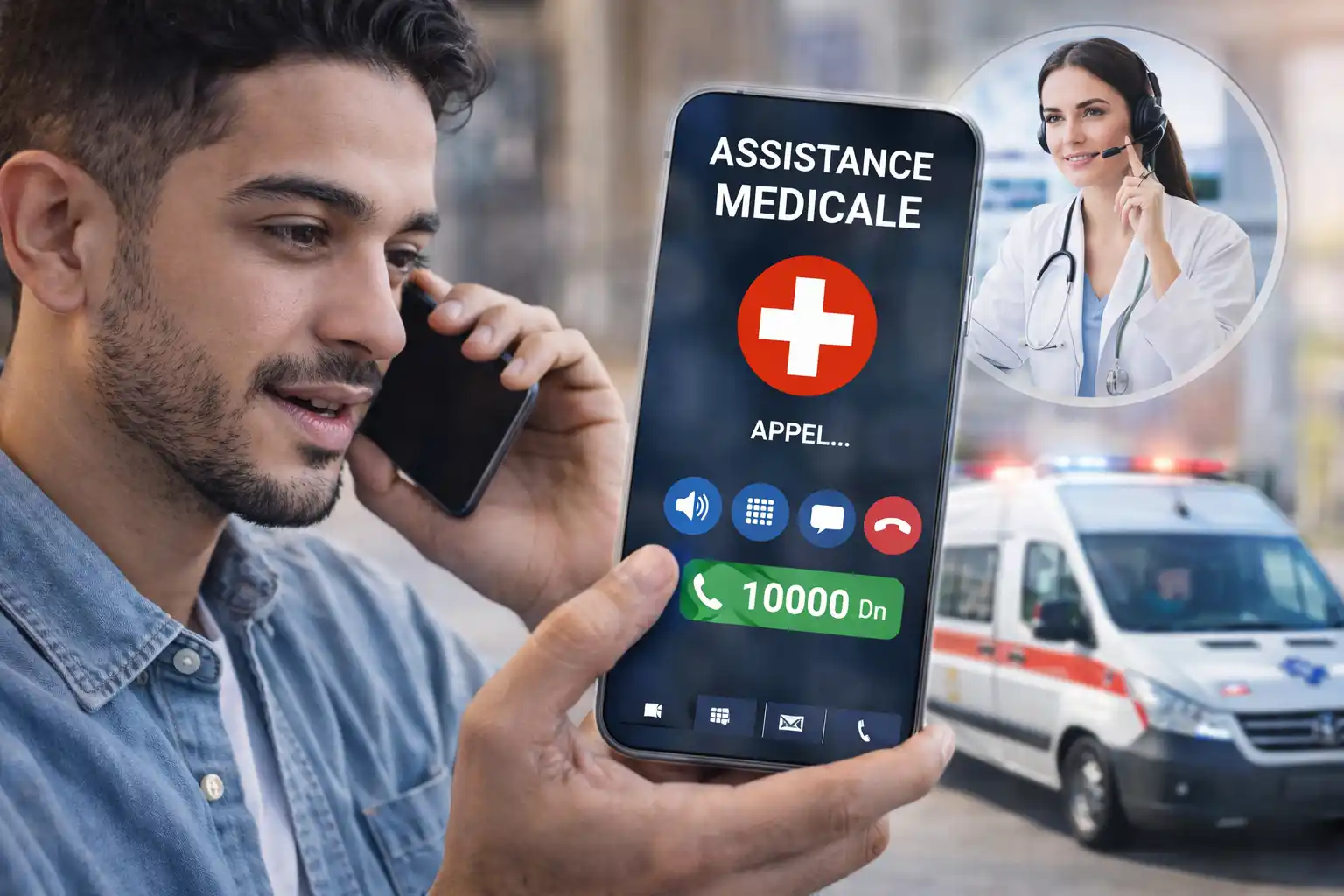Appel urgence médicale et hospitalisation assurance voyage