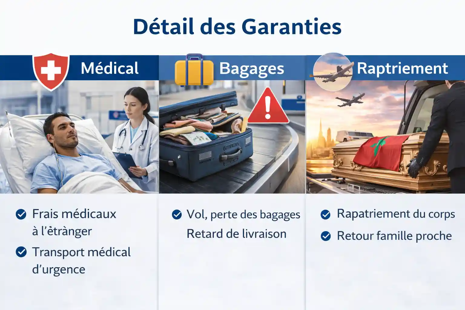 Tableau comparatif des plafonds de garanties assurance voyage 2026